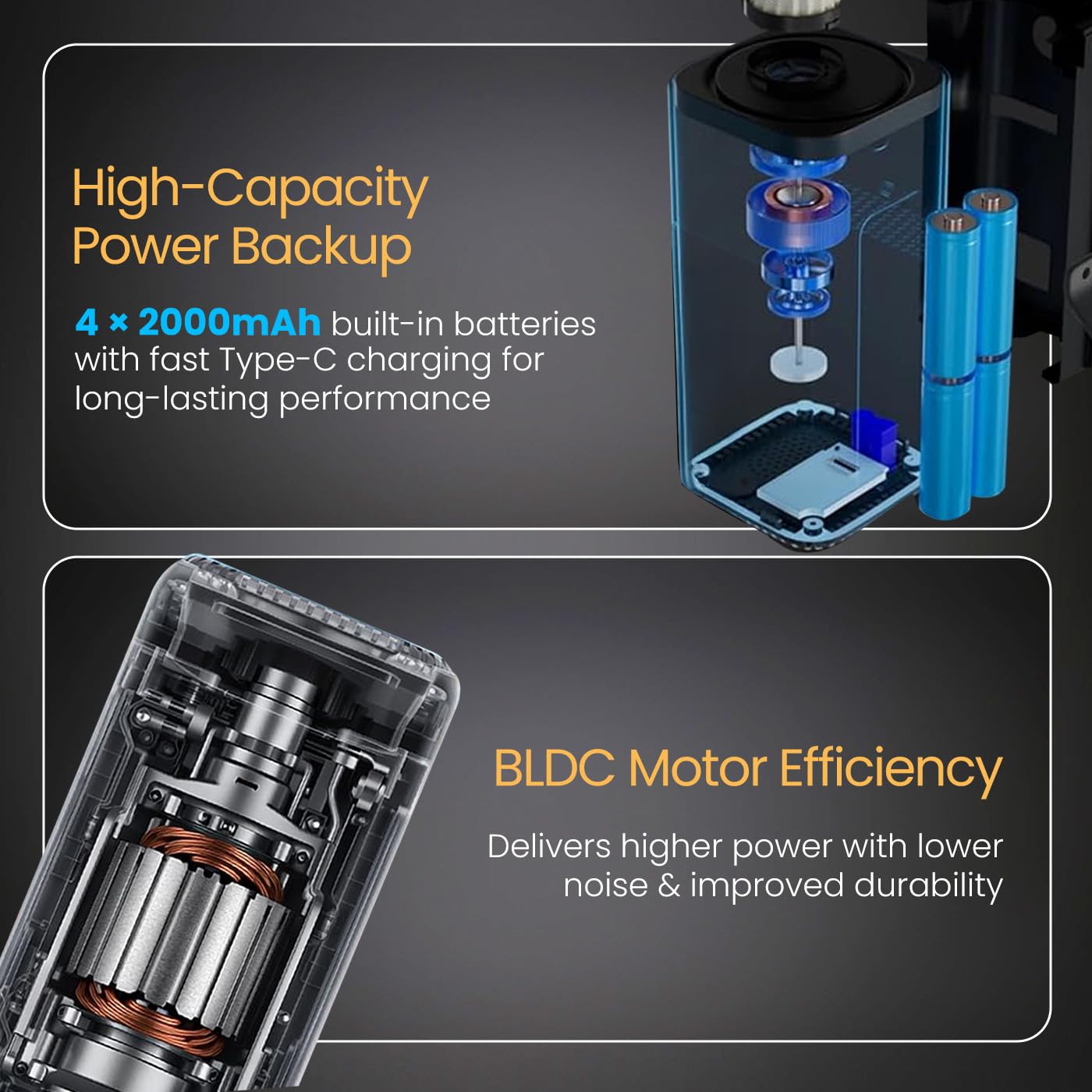 Portronics Vayu Cop 6-in-1 Rechargeable BLDC Car Emergency Kit